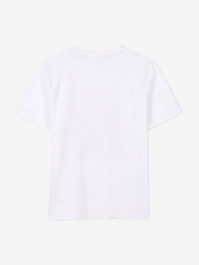 Hugo Boss Boss Boys Monogram Print T-shirt In White