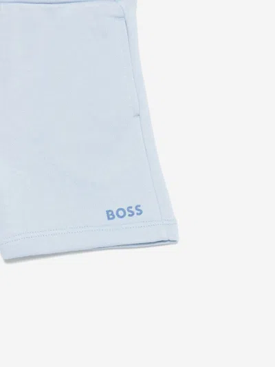 Hugo Boss Boss Baby Boys Logo Shorts In Blue