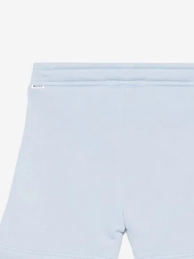 Hugo Boss Boss Baby Boys Logo Shorts In Blue