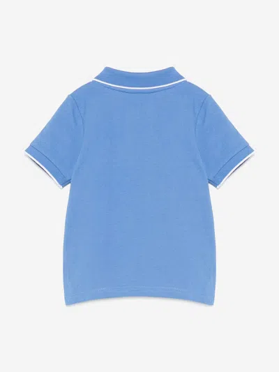 Hugo Boss Boss Baby Boys Logo Polo Shirt In Blue