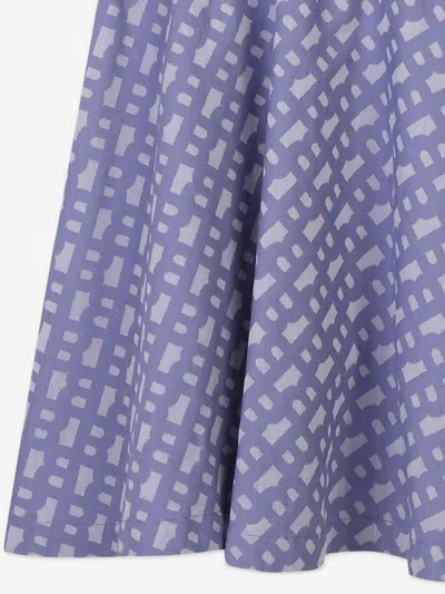 Hugo Boss Boss Girls Jacquard Monogram Dress In Blue
