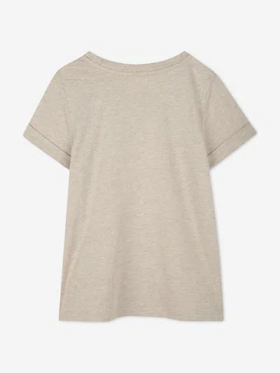 Chloé Girls Embroidered Pineapple T-shirt In Neutral