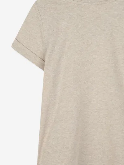 Chloé Girls Embroidered Pineapple T-shirt In Neutral
