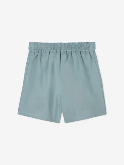 Chloé Linen Shorts In Blue