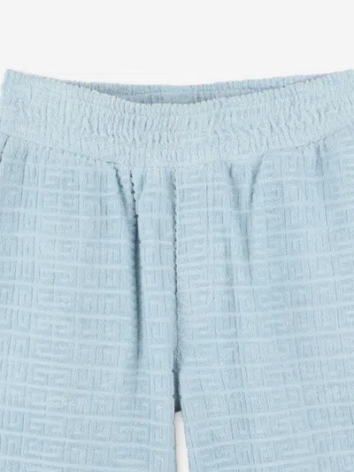 Givenchy Boys 4g Jacquard Shorts In Blue