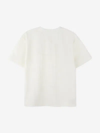 Givenchy Boys Jacquard Logo T-shirt In White