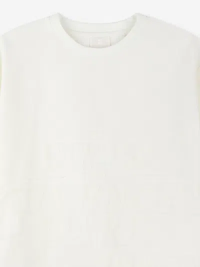 Givenchy Boys Jacquard Logo T-shirt In White
