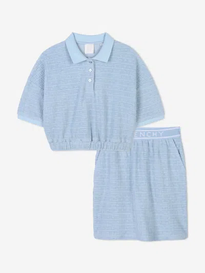Givenchy 4g Skirt Set In Blue