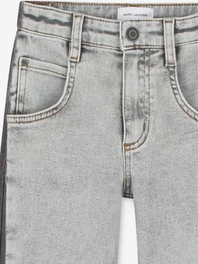 Marc Jacobs Boys Logo Pocket Jeans In Blue