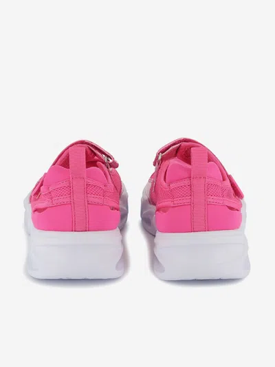 Billieblush Girls Glitter And Mesh Ballerina Trainers In Pink