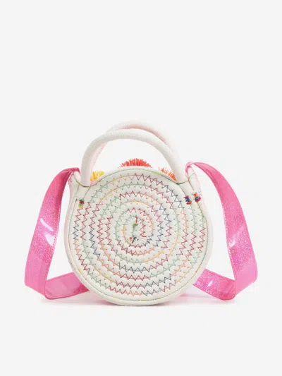 Billieblush Girls Glitter And Pom Pom Bag