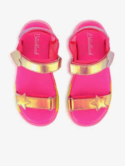 Billieblush Girls Iridescent Sandals In Multi
