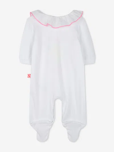Billieblush Baby Girls Heart Babygrow In Blue