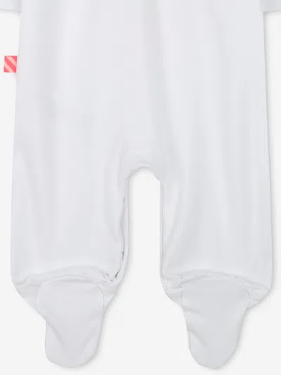 Billieblush Baby Girls Heart Babygrow In Blue