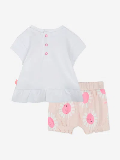 Billieblush Baby Girls Daisy Short Set In Multi
