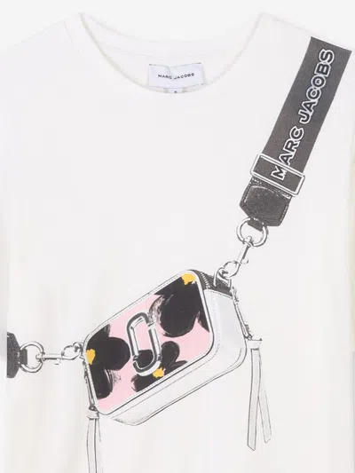Marc Jacobs Snapshot T-shirt Dress In White