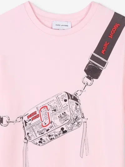 Marc Jacobs X Disney Graphic-print T-shirt Dress In Pink