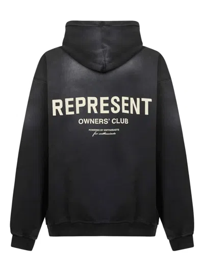 Represent Owners Club Hoodie In Black