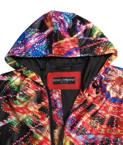 Dolce & Gabbana Luminaire-print Lightweight Jacket In Multi