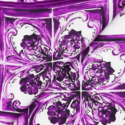 Dolce & Gabbana Foulard 90x90 In Purple