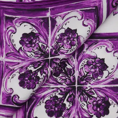 Dolce & Gabbana Foulard 90x90 In Purple