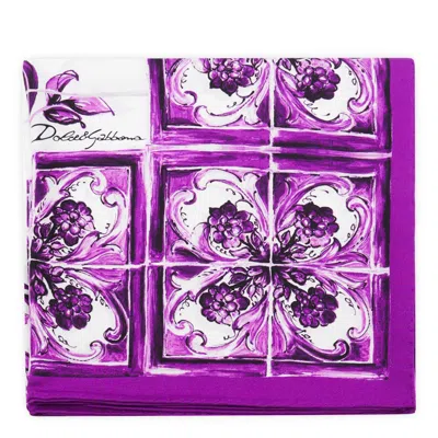 Dolce & Gabbana Foulard 90x90 In Purple