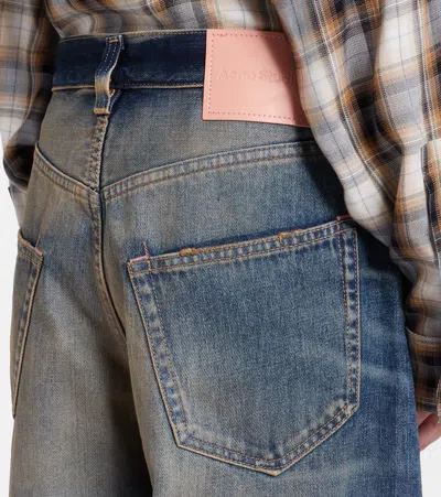 Acne Studios 2023 Rocka Low Waist Wide Jeans In Blue