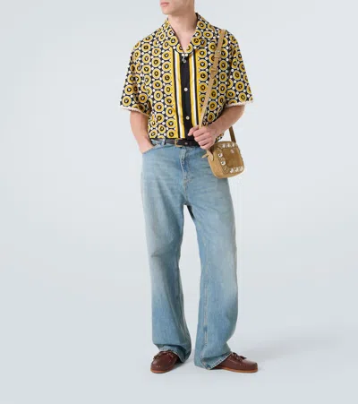 Valentino Bowling Shirt With Bulles Royales Print In Multi