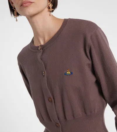 Vivienne Westwood Cardigan "bea" In Brown