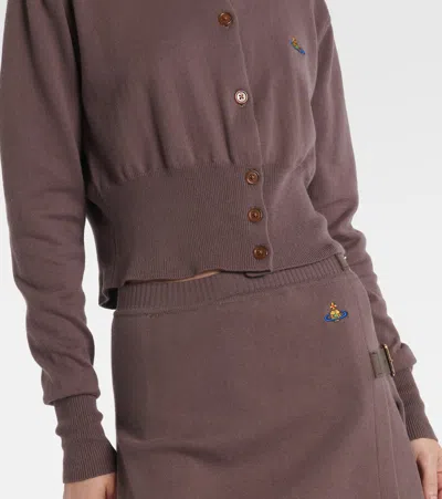 Vivienne Westwood Cardigan "bea" In Brown