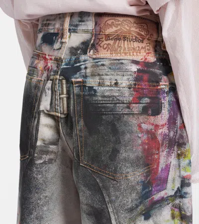 Acne Studios Baggy Fit Jeans 1981 In White