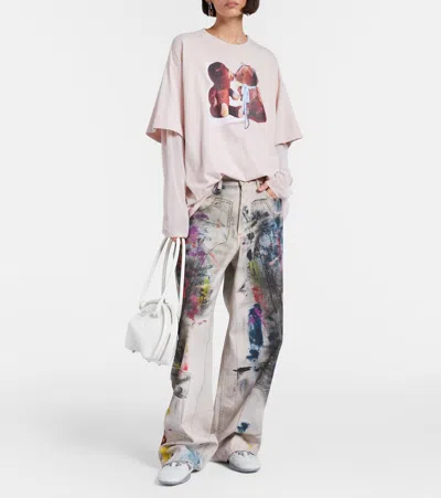 Acne Studios Baggy Fit Jeans 1981 In White