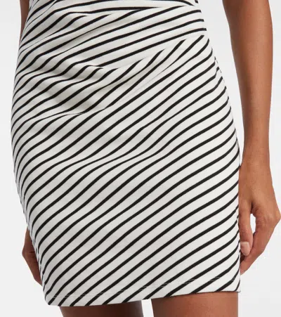 LANIER条纹迷你连衣裙