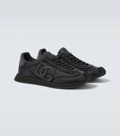 Dolce & Gabbana Dolce&gabbana Men Aria Dg Runner Sneakers In Black