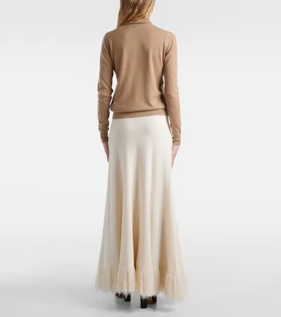 Ralph Lauren Turtleneck Cashmere Sweater In Brown