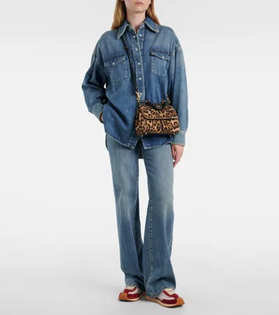 Dolce & Gabbana Dg Cushion Sneakers In Printed Nylon In Multi