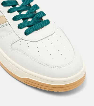 Hogan Sneakers With Perforated Toe Box And Contrasting Accents In White
