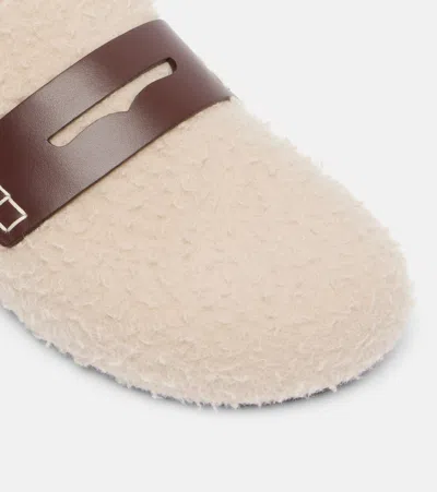 Jw Anderson J. W. Anderson Felt Loafer W In Neutral