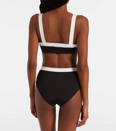 Staud Liv Pull-over Bikini Top In Black