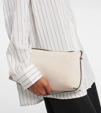 Totême Suede Clutch