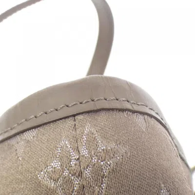 Pre-owned Louis Vuitton Beige Satin Tote Bag ()