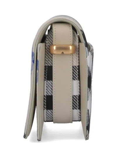 Burberry Adjustable Checkered Pattern Shoulder Bag
