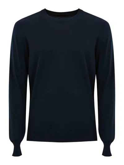 Fay Wool Sweater In Blue