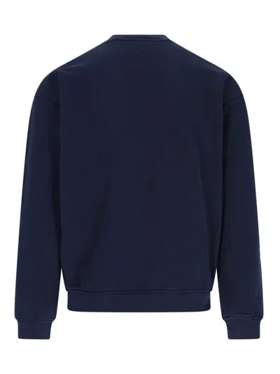 Frame Ritz Crew Neck Sweatshirt In Blue