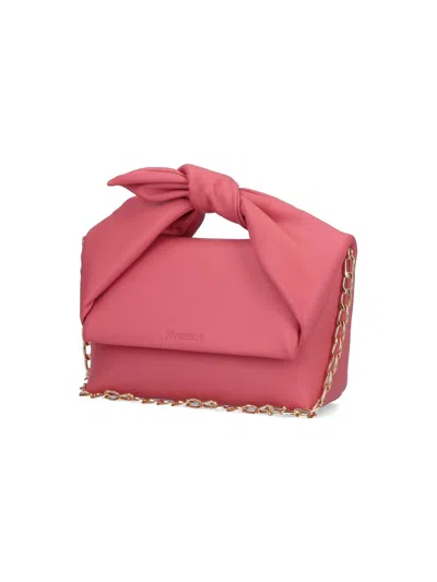 Jw Anderson J. W. Anderson "twister" Medium Crossbody Bag – Pink