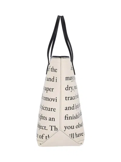 Jw Anderson J. W. Anderson Structured Tote Bag With Contrasting Black Trim