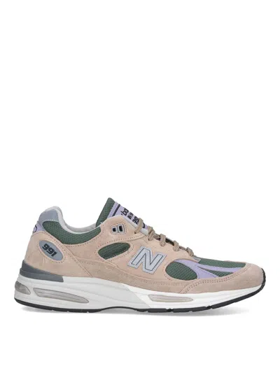 New Balance Suede Blend Sneakers Mesh Panels In Neutral