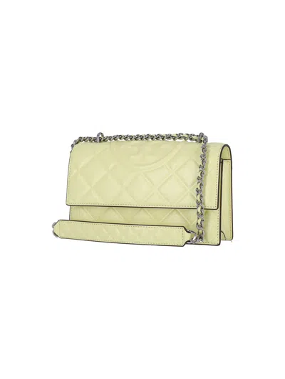 Tory Burch Quilted Chain Strap Shoulder Bag In Neutral