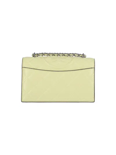 Tory Burch Quilted Chain Strap Shoulder Bag In Neutral