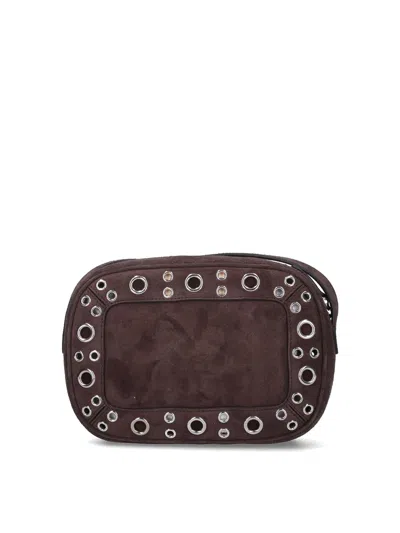 Valentino Garavani Nellcote Shoulder Bag In Brown